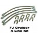 Stainless Steel Extended Brake Line Kit (Click for Options)